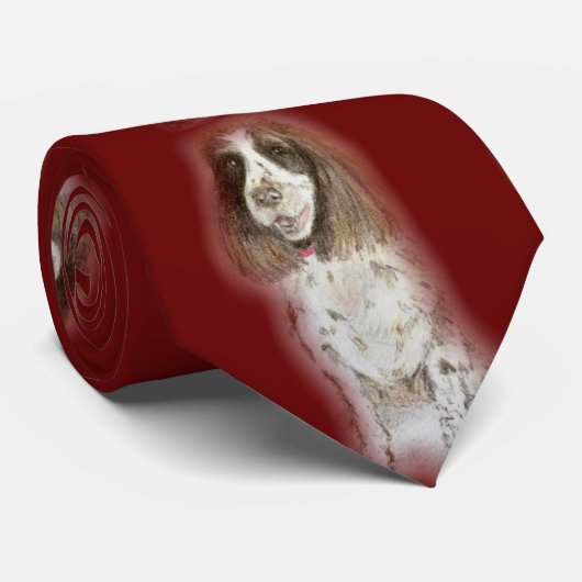 Cocker Spaniel ネクタイ (ロール)