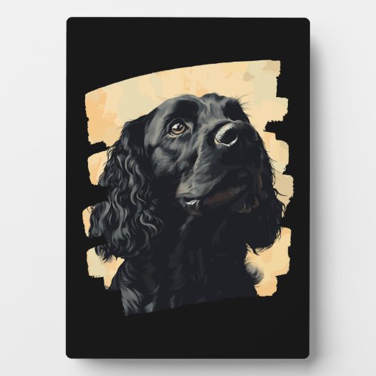 Cocker Spaniel  フォトプラーク (正面)