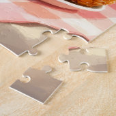 Cocker Spaniel Beach Relax Scene ジグソーパズル (側面)