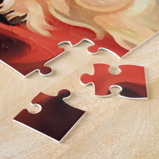 Cocker Spaniel Christmas ジグソーパズル (側面)