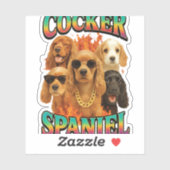 Cocker Spaniel Copy シール (シート)