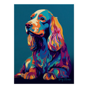 Cocker Spaniel Dog 001 - Bruno Pokopen ポスター