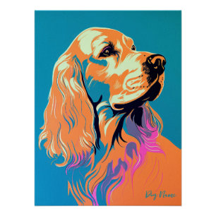 Cocker Spaniel Dog 002 - Bruno Pokopen ポスター