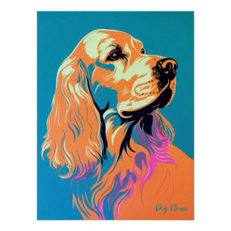 Cocker Spaniel Dog 002 - Bruno Pokopen ポスター
