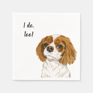 Cocker Spaniel Dog Custom Cocktail Napkin スタンダードカクテルナプキン