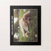 Cocker Spaniel Dog Custom Jigsaw Puzzle ジグソーパズル (縦)