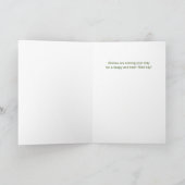 Cocker Spaniel Dog in a Tulip Garden Birthday カード (内部)