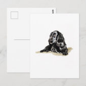 Cocker Spaniel Dog Lover Postcard Gift ポストカード (正面/裏面)