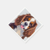 Cocker Spaniel | Dog Painting Pet スタンダードカクテルナプキン (角)