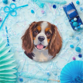 Cocker Spaniel | Dog Painting Pet ペーパープレート (パーティー)