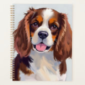Cocker Spaniel | Dog Pet Painting プランナー手帳 (正面)