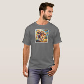 Cocker Spaniel Dog Portrait Acrylic Art Print Pet Tシャツ (正面フル)
