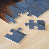 Cocker Spaniel Dogs Christmas Snow Holiday ジグソーパズル (側面)