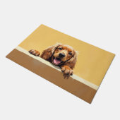Cocker Spaniel Doormat Art ドアマット (アングル)