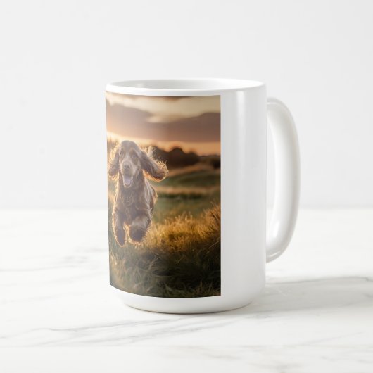 Cocker Spaniel Elegant Coffee Mug コーヒーマグカップ (正面右)