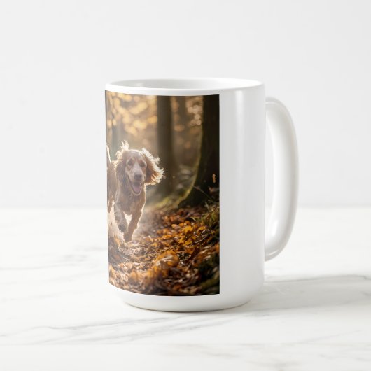 Cocker Spaniel Elegant Coffee Mug コーヒーマグカップ (正面右)