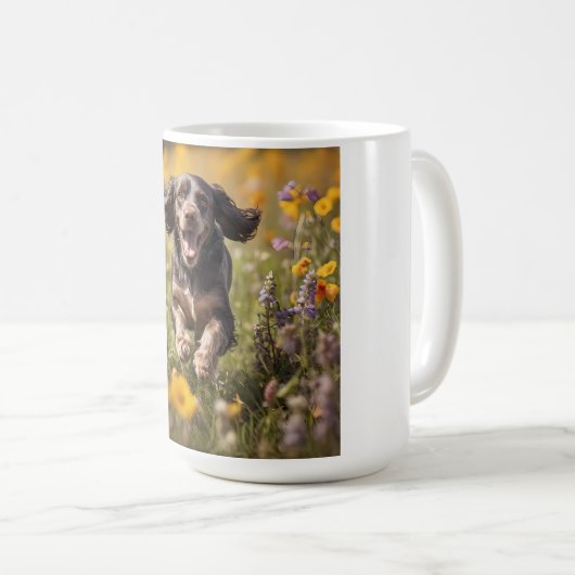 Cocker Spaniel Elegant Coffee Mug コーヒーマグカップ (正面右)