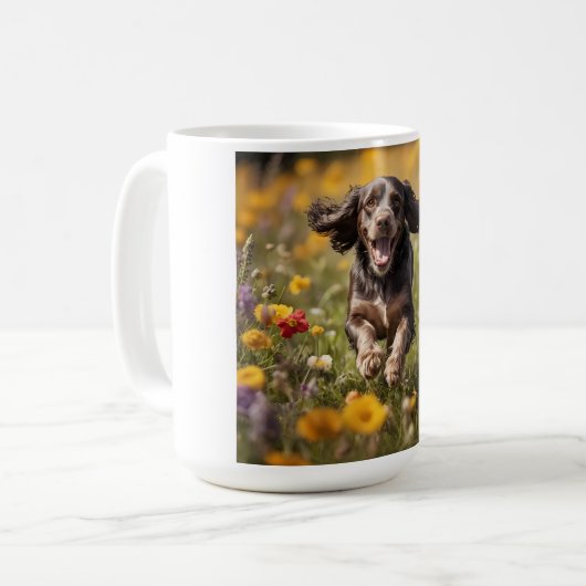 Cocker Spaniel Elegant Coffee Mug コーヒーマグカップ (正面左)