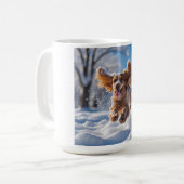Cocker Spaniel Elegant Coffee Mug コーヒーマグカップ (正面左)