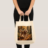 Cocker Spaniel Elegant Grocery Tote Bag トートバッグ (正面(商品))