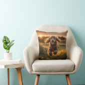 Cocker Spaniel Elegant Throw Pillow クッション (椅子)