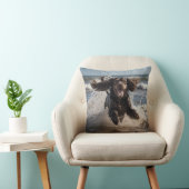 Cocker Spaniel Elegant Throw Pillow クッション (椅子)