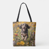 Cocker Spaniel Elegant Tote Bag トートバッグ (裏面)