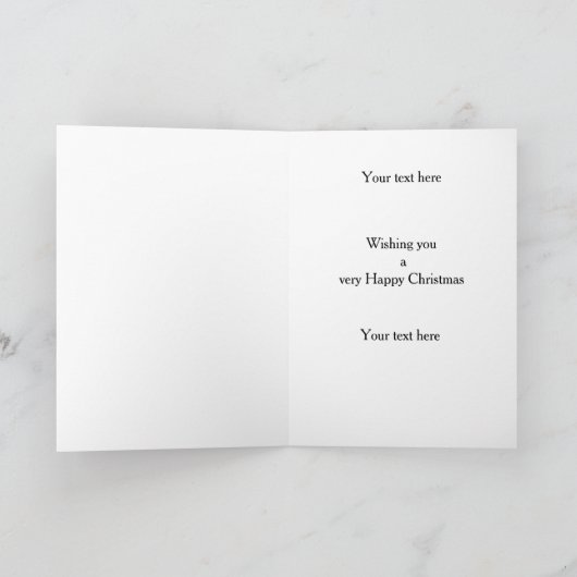 Cocker Spaniel Happy Christmas card カード (内部)