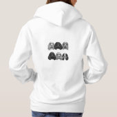 Cocker Spaniel Hoodie Dual image Design パーカ (裏面)