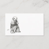 COCKER SPANIEL INGLÉS 名刺 (正面)
