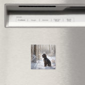 Cocker Spaniel Let It Snow クリスマス マグネット (インサイチュ (食洗機))
