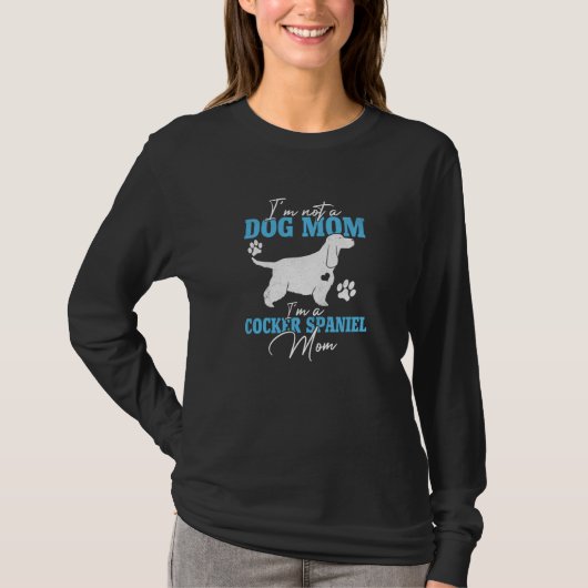 Cocker Spaniel Mom Women for Dog Cute Dog Mom Tシャツ (正面)