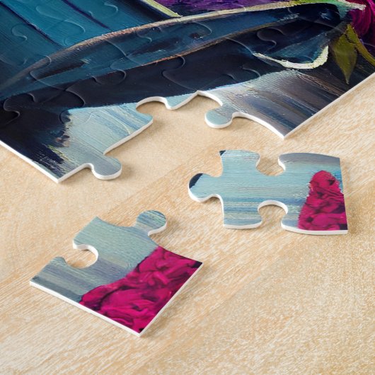 Cocker Spaniel on a Paddle: A Scenic Adventure ジグソーパズル (側面)