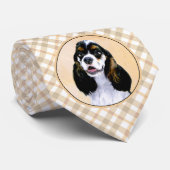 Cocker Spaniel (Parti) Painting - Original Dog Art ネクタイ (ロール)