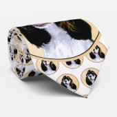 Cocker Spaniel (Parti) Painting - Original Dog Art ネクタイ (ロール)