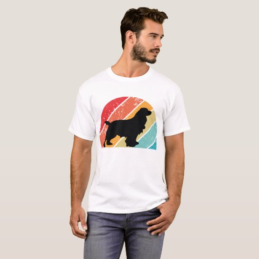 Cocker Spaniel t-shirt Tシャツ (正面フル)