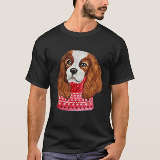 Cocker Spaniel Ugly Christmas Sweater Cocker Spani Tシャツ (正面)