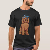 Cockerdoodle犬のオーナーギフト – I Love My Cockapoo Tシャツ (正面)