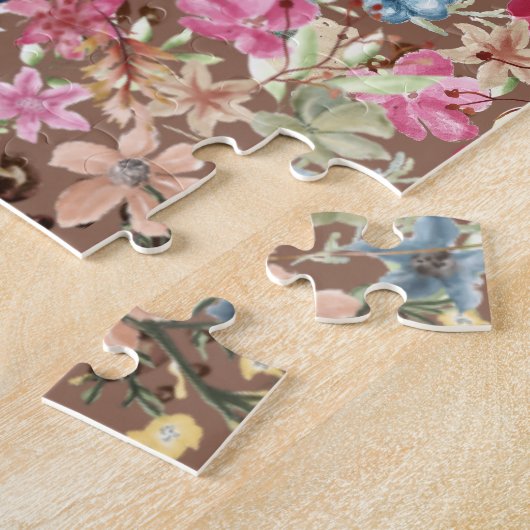 Cockerpoo Spoodle Cockerdoodle Cockapoo Brown Dog ジグソーパズル (側面)