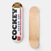 COCKEY 8 1/4" スケートボードデッキ (正面)