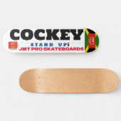 COCKEY 8 1/4" スケートボードデッキ (横)