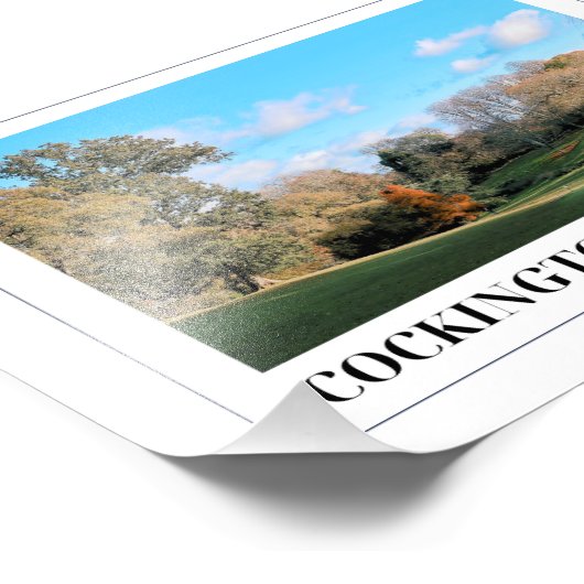 Cockington Country Park, Torquay, Devon フォトプリント (角)