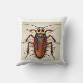 Cockroach 010924IREF241 - Watercolor クッション (裏面)