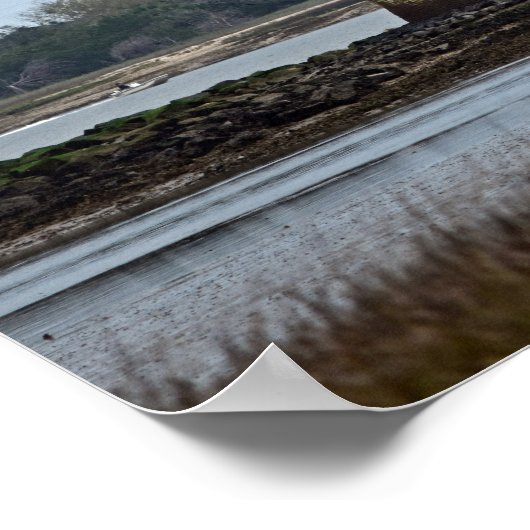 Cockspur Light house Photo on a ポスター (角)