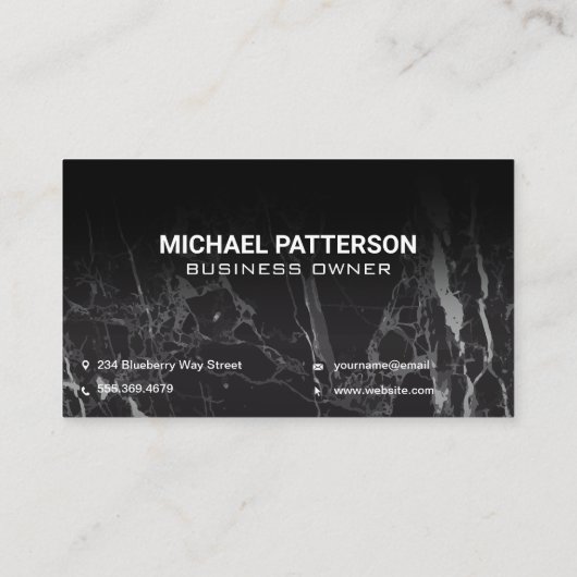 Cocktail Bar Logo Graphic | QR Code 名刺 (裏面)