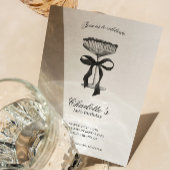 Cocktail & Bow 30th Birthday Invitation 招待状