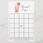 Cocktail - Bridal shower bingo game (正面)