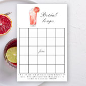 Cocktail - Bridal shower bingo game