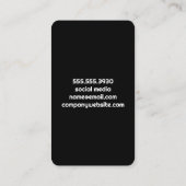 Cocktail Drink | Contemporary 名刺 (裏面)