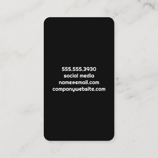 Cocktail Drink | Contemporary 名刺 (裏面)